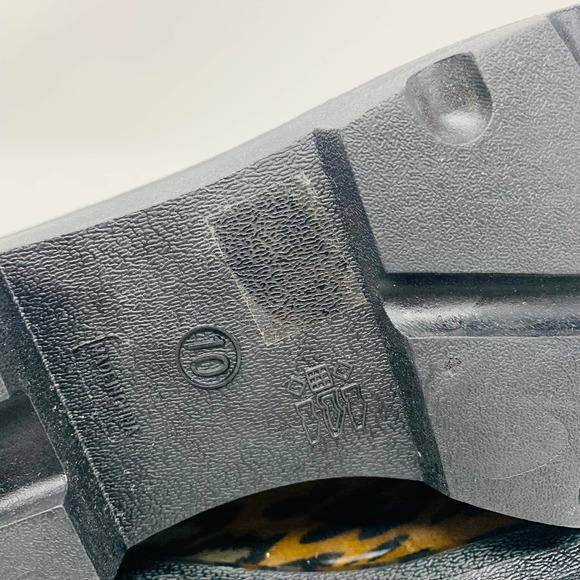 Seven7 Rain Boots Women's Size 10 Leopard Chelsea Water Resistant Ankle - Picture 7 of 9